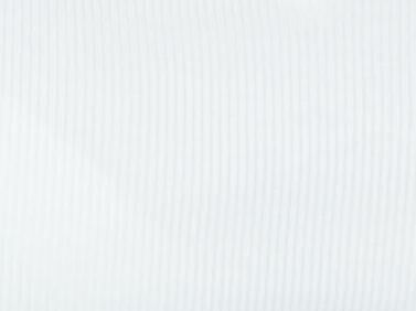 Imagem da Cor do Produto Blusa Pietra Cropped - Off White - Canelada, com Decote V e um Toque de Sensualidade Elegante